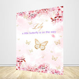 Allenjoy Butterfly Baby Shower Backdrop Designed