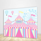 Allenjoy Carnival Backdrop Circus Party Photography Backdrop