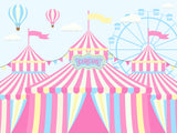 Allenjoy Carnival Backdrop Circus Party Photography Backdrop