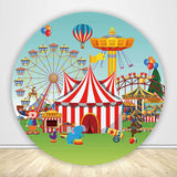 Allenjoy Carnival Circus Circle Backdrop Cover