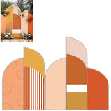 Allenjoy Chiara Backdrop 5 Walls Set Arched Frames With Covers Set
