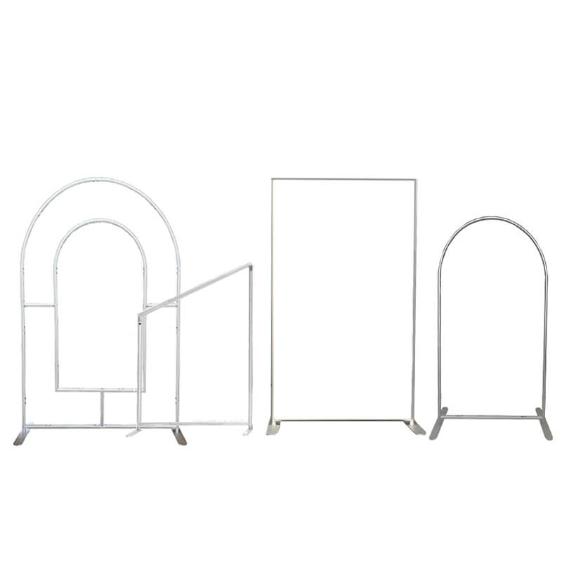 Allenjoy Chiara Backdrop Wall Set 4Pcs Arched Frames With Covers Set