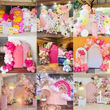 Allenjoy Chiara Backdrop Wall Set Arched Wall Set Birthday&Baby Shower&Wedding Party Decoration