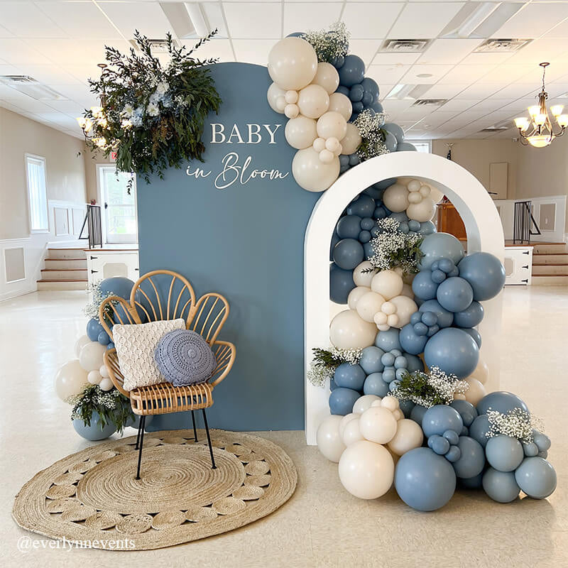 Allenjoy Chiara Backdrop Wall Set Arched Wall Set Birthday&Baby Shower&Wedding Party Decoration