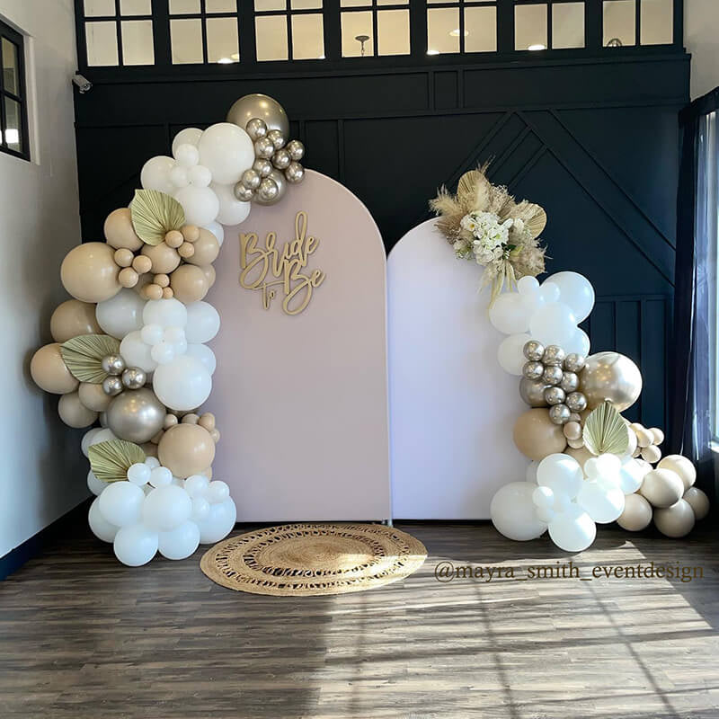 Allenjoy Chiara Backdrop Wall Set Arched Wall Set Birthday&Baby Shower&Wedding Party Decoration