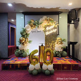 Allenjoy Chiara Backdrop Wall Set Arched Wall Set Birthday&Baby Shower&Wedding Party Decoration