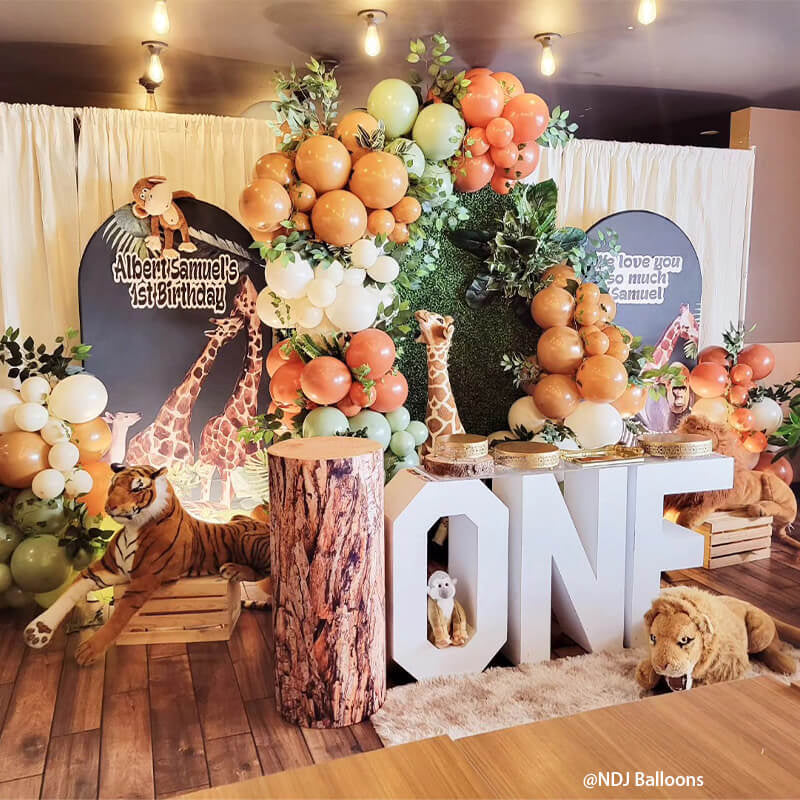 Allenjoy Chiara Backdrop Wall Set Arched Wall Set Birthday&Baby Shower&Wedding Party Decoration