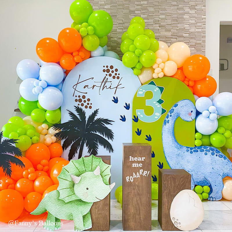 Allenjoy Chiara Backdrop Wall Set Arched Wall Set Birthday&Baby Shower&Wedding Party Decoration