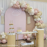 Allenjoy Chiara Backdrop Wall Set Arched Wall Set Birthday&Baby Shower&Wedding Party Decoration