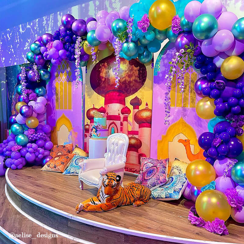 Allenjoy Chiara Backdrop Wall Set Arched Wall Set Birthday&Baby Shower&Wedding Party Decoration