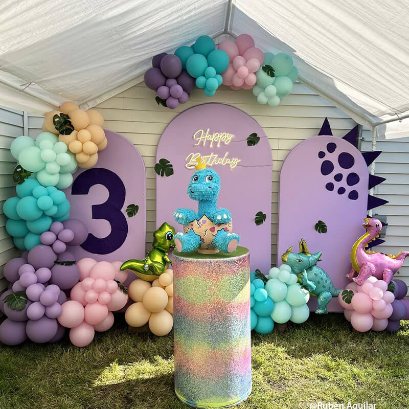 Allenjoy Chiara Backdrop Wall Set Arched Wall Set Birthday&Baby Shower&Wedding Party Decoration