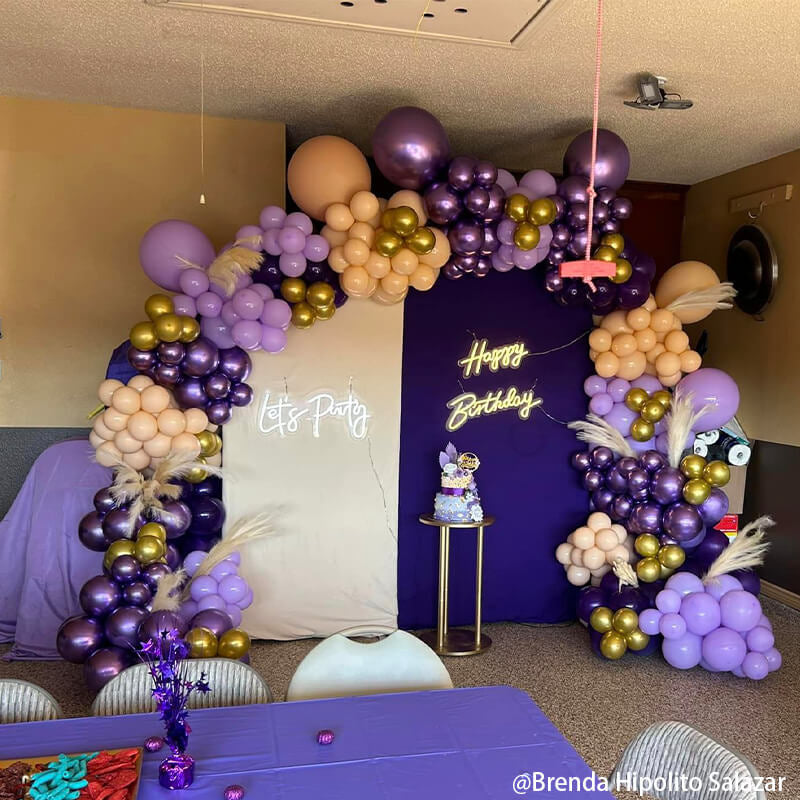 Allenjoy Chiara Backdrop Wall Set Arched Wall Set Birthday&Baby Shower&Wedding Party Decoration