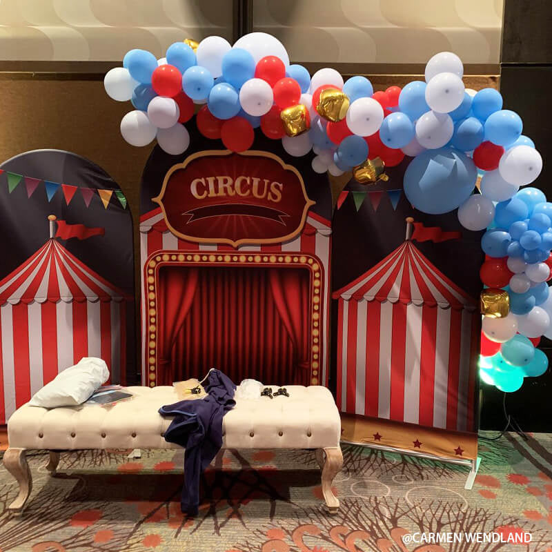 Allenjoy Chiara Backdrop Wall Set Arched Wall Set Birthday&Baby Shower&Wedding Party Decoration