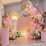Allenjoy Chiara Backdrop Wall Set Arched Wall Set Birthday&Baby Shower&Wedding Party Decoration