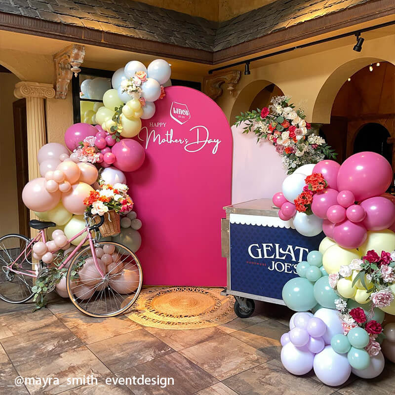 Allenjoy Chiara Backdrop Wall Set Arched Wall Set Birthday&Baby Shower&Wedding Party Decoration