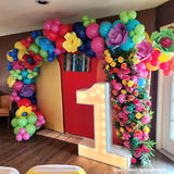 Allenjoy Chiara Backdrop Wall Set Arched Wall Set Birthday&Baby Shower&Wedding Party Decoration