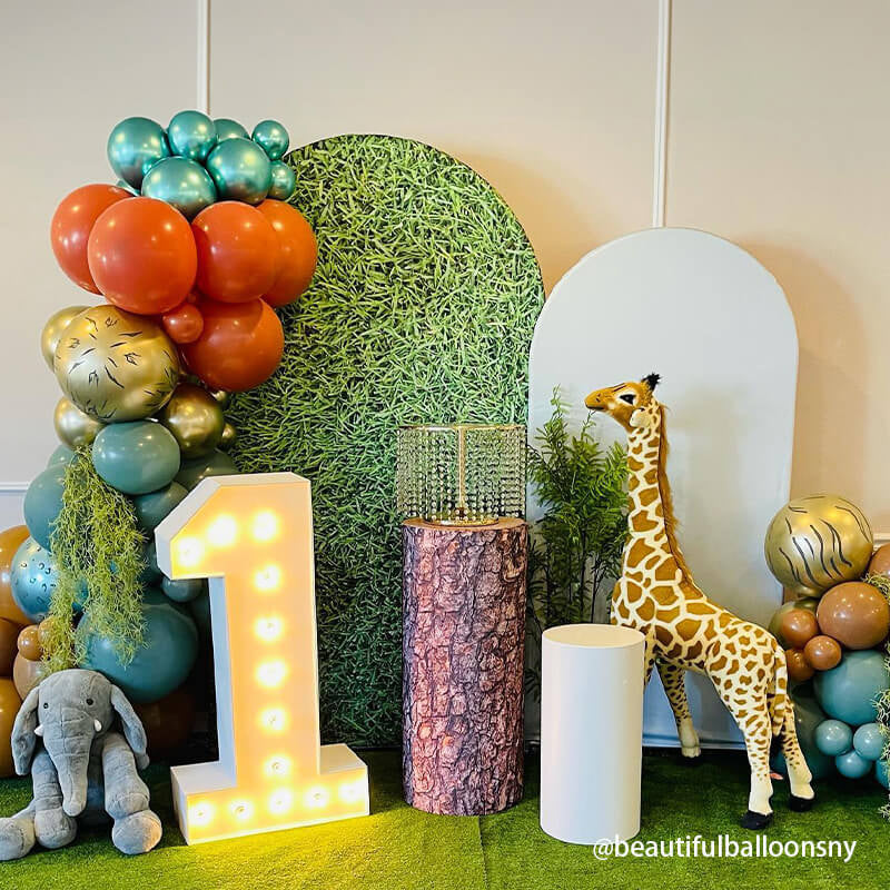 Allenjoy Chiara Backdrop Wall Set Arched Wall Set Birthday&Baby Shower&Wedding Party Decoration