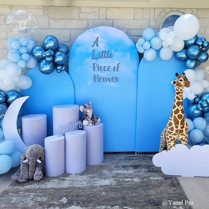 Allenjoy Chiara Backdrop Wall Set Arched Wall Set Birthday&Baby Shower&Wedding Party Decoration