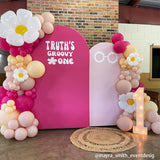 Allenjoy Chiara Backdrop Wall Set Arched Wall Set Birthday&Baby Shower&Wedding Party Decoration