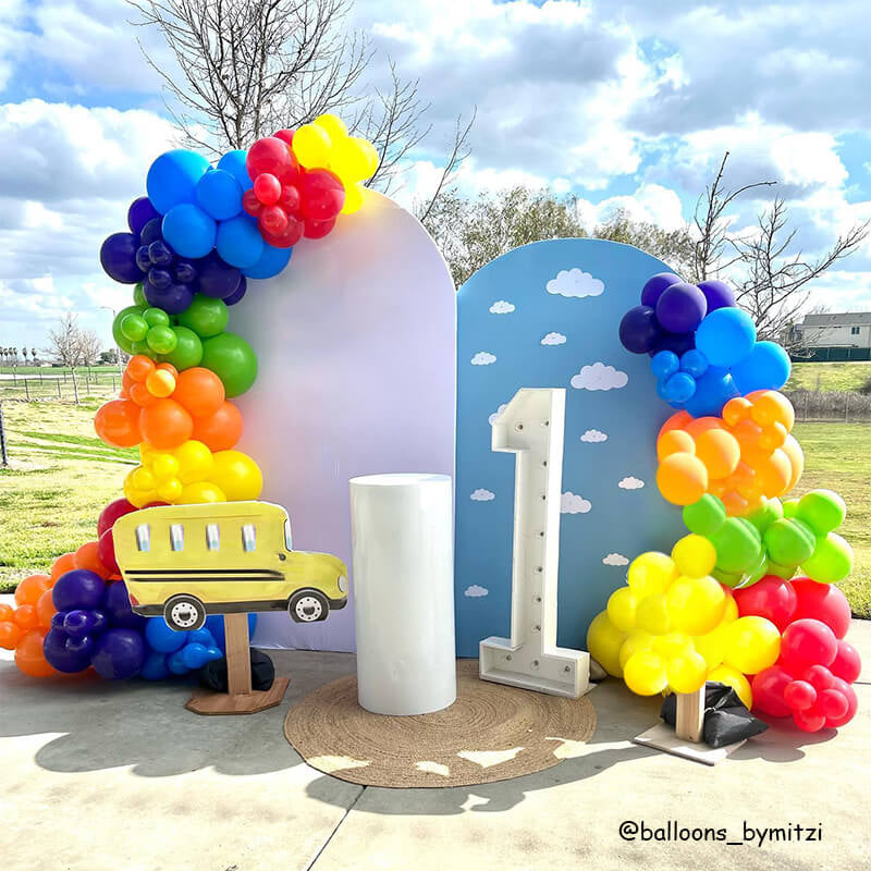 Allenjoy Chiara Backdrop Wall Set Arched Wall Set Birthday&Baby Shower&Wedding Party Decoration