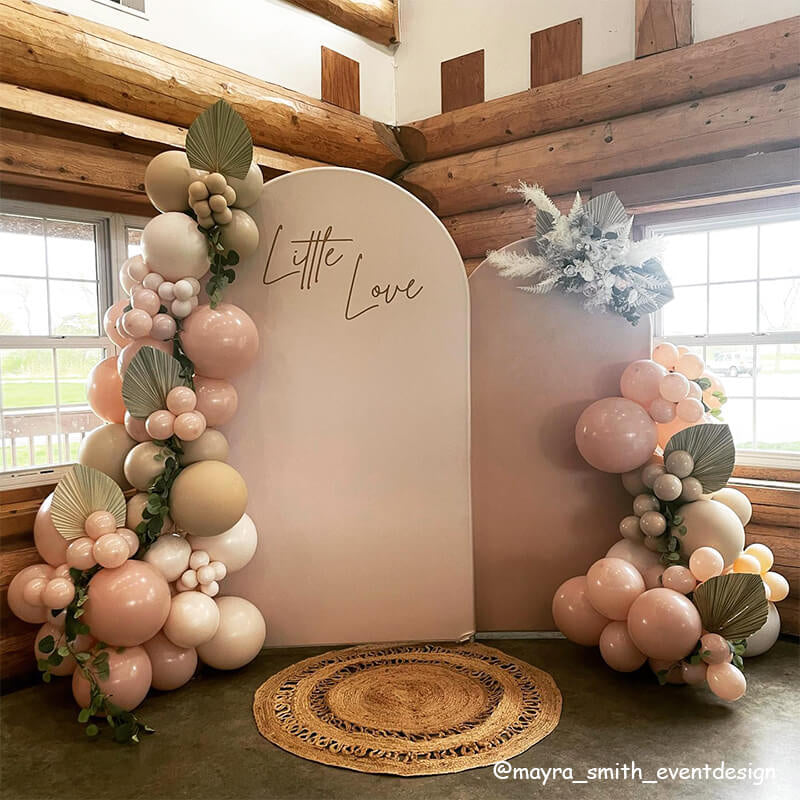 Allenjoy Chiara Backdrop Wall Set Arched Wall Set Birthday&Baby Shower&Wedding Party Decoration