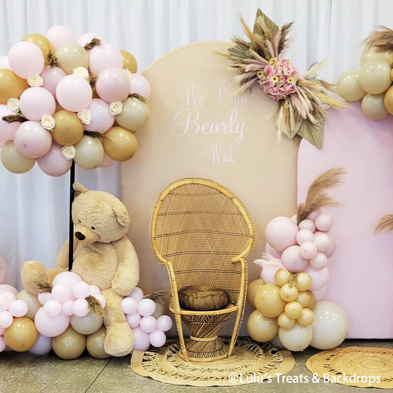 Allenjoy Chiara Backdrop Wall Set Arched Wall Set Birthday&Baby Shower&Wedding Party Decoration