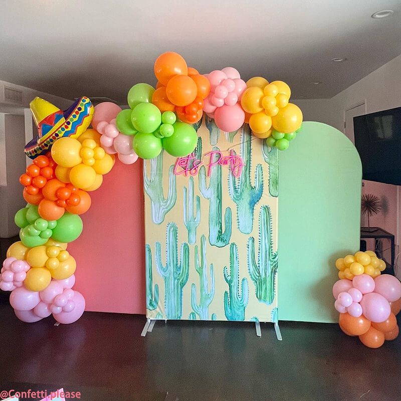 Allenjoy Chiara Backdrop Wall Set Arched Wall Set Birthday&Baby Shower&Wedding Party Decoration
