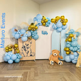Allenjoy Chiara Backdrop Wall Set Arched Wall Set Birthday&Baby Shower&Wedding Party Decoration