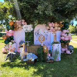 Allenjoy Chiara Backdrop Wall Set Arched Wall Set Birthday&Baby Shower&Wedding Party Decoration