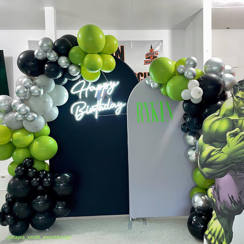 Allenjoy Chiara Backdrop Wall Set Arched Wall Set Birthday&Baby Shower&Wedding Party Decoration