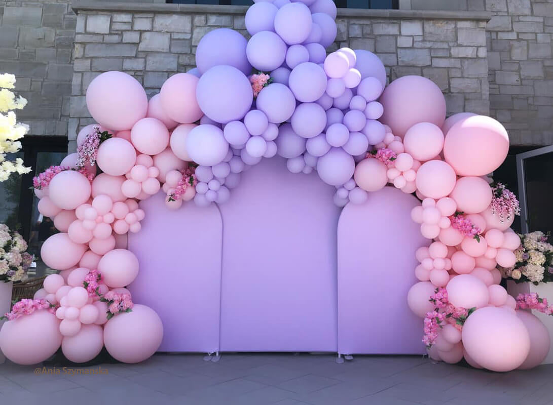 Allenjoy Chiara Backdrop Wall Set Arched Wall Set Birthday&Baby Shower&Wedding Party Decoration