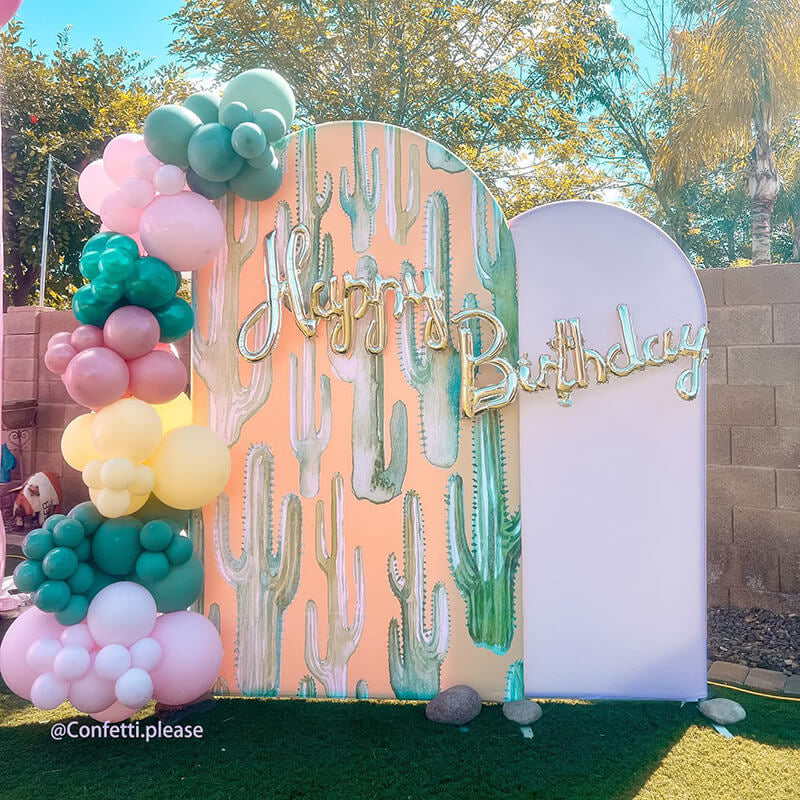 Allenjoy Chiara Backdrop Wall Set Arched Wall Set Birthday&Baby Shower&Wedding Party Decoration