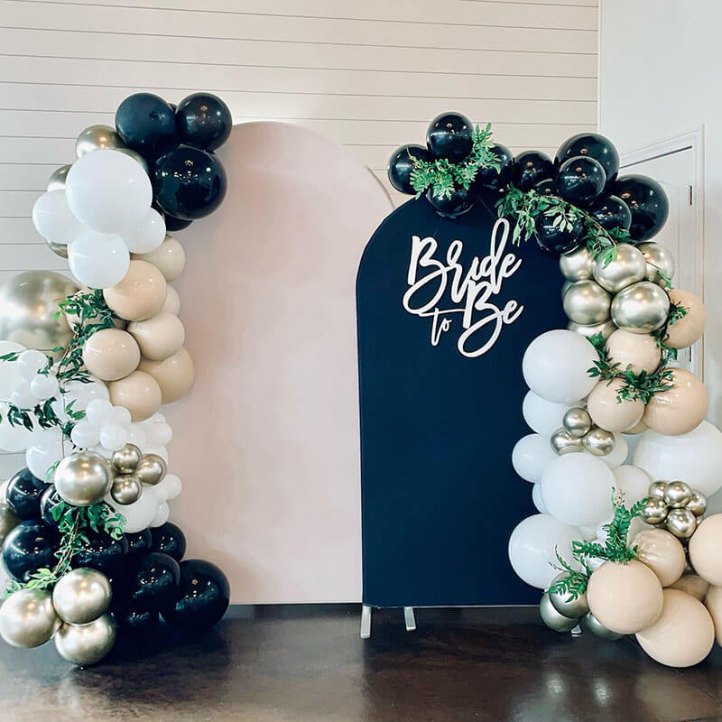 Allenjoy Chiara Backdrop Wall Set Arched Wall Set Birthday&Baby Shower&Wedding Party Decoration