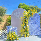 Allenjoy Chiara Backdrop Wall Set Arched Wall Set Birthday&Baby Shower&Wedding Party Decoration