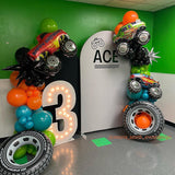 Allenjoy Chiara Backdrop Wall Set Arched Wall Set Birthday&Baby Shower&Wedding Party Decoration