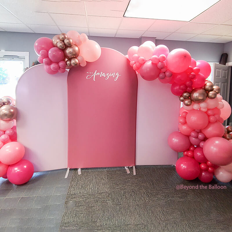 Allenjoy Chiara Backdrop Wall Set Arched Wall Set Birthday&Baby Shower&Wedding Party Decoration