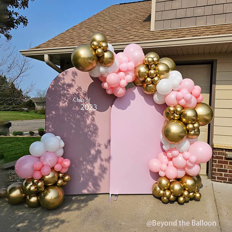 Allenjoy Chiara Backdrop Wall Set Arched Wall Set Birthday&Baby Shower&Wedding Party Decoration