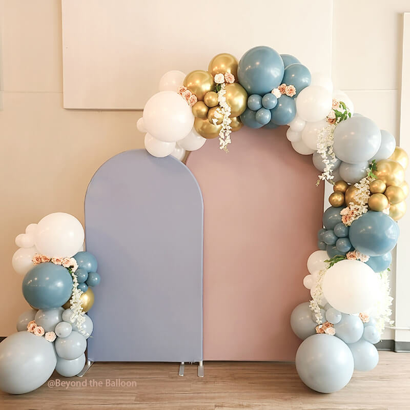 Allenjoy Chiara Backdrop Wall Set Arched Wall Set Birthday&Baby Shower&Wedding Party Decoration