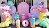 Allenjoy Chiara Backdrop Wall Set Arched Wall Set Birthday&Baby Shower&Wedding Party Decoration