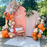 Allenjoy Chiara Backdrop Wall Set Arched Wall Set Birthday&Baby Shower&Wedding Party Decoration