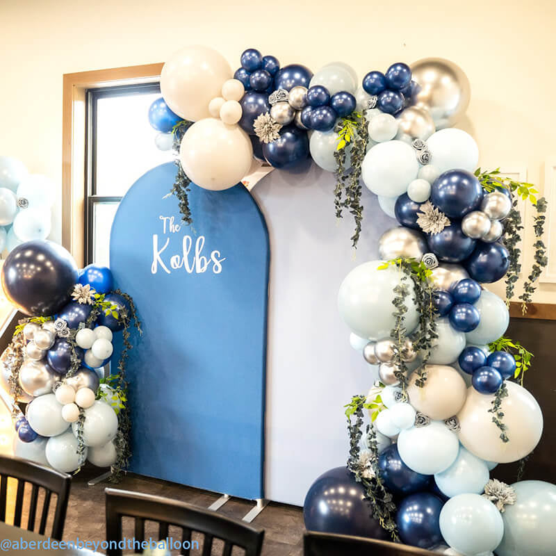 Allenjoy Chiara Backdrop Wall Set Arched Wall Set Birthday&Baby Shower&Wedding Party Decoration