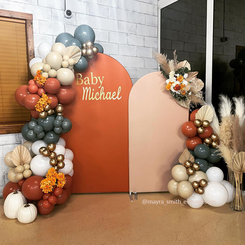 Allenjoy Chiara Backdrop Wall Set Arched Wall Set Birthday&Baby Shower&Wedding Party Decoration