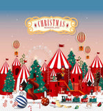 Allenjoy Christmas Winter Wonderland Backdrop