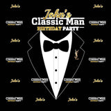 Allenjoy Classic Man Theme Birthday Party Backdrop