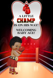 Allenjoy Custom Boxing Baby Shower Backdrop