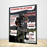 Allenjoy Custom High School Graduation Backdrop Designed