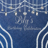 Allenjoy Denim Diamonds And Pearls Backdrop