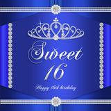 Allenjoy Diamonds And Pearls 16Th Birthday Backdrop