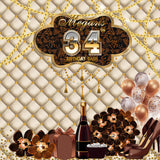 Allenjoy Elegant 50Th Birthday Bash Backdrop