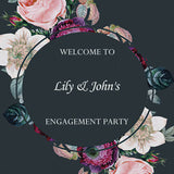 Allenjoy Engagement Party Wedding Backdrop